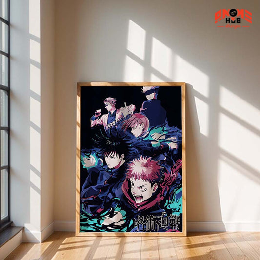 Jujustsuu Kaiisenn 11 Poster/Canvas, Art Anime Wall Print, Wall Decor  –  Poster/Canvas ANIME HUB