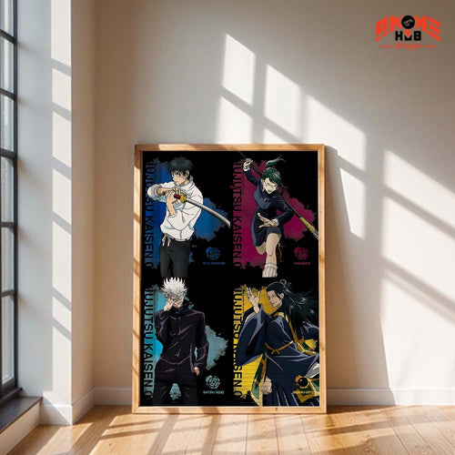 Jujustsuu Kaiisenn 21 Poster/Canvas, Art Anime Wall Print, Wall Decor  –  Poster/Canvas ANIME HUB