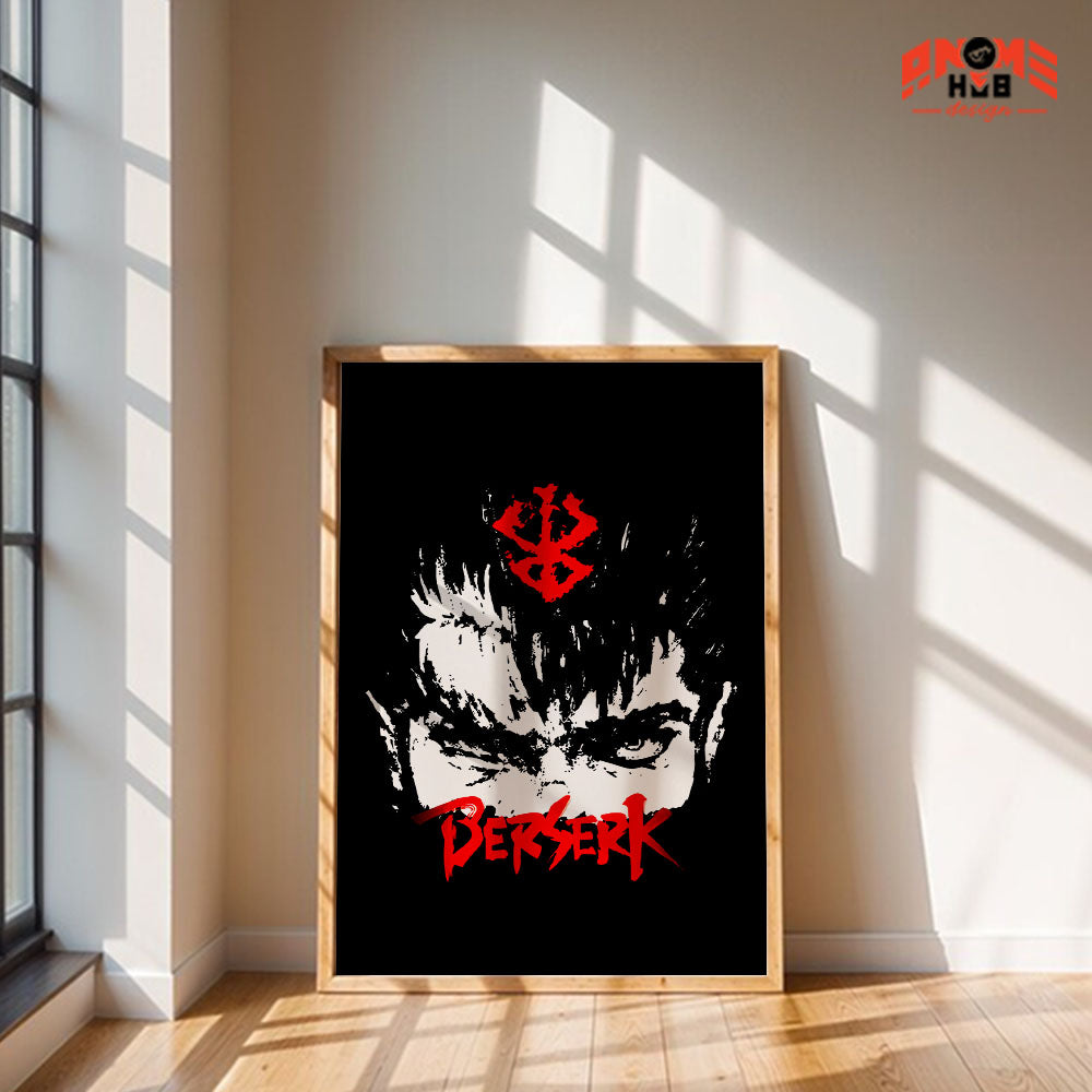 Póster de Griffith del anime Berserk | Arte mural de Berserk | Póster de Berserk | Impresión decorativa de alta calidad