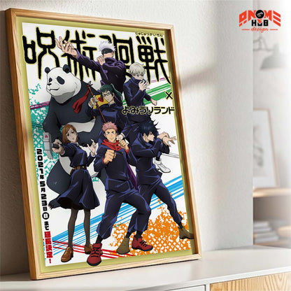 Jujustsuu Kaiisenn 15 Poster/Canvas, Art Anime Wall Print, Wall Decor  –  Poster/Canvas ANIME HUB