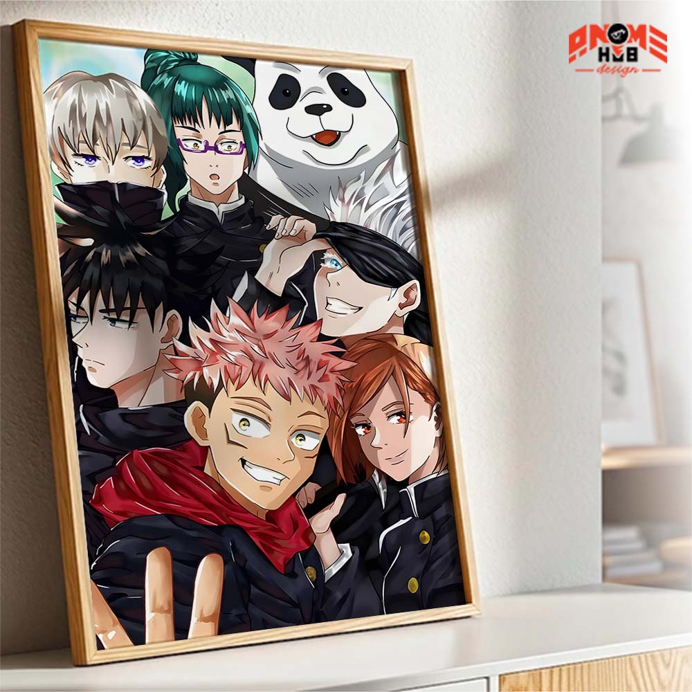 Jujustsuu Kaiisenn 18 Poster/Canvas, Art Anime Wall Print, Wall Decor  –  Poster/Canvas ANIME HUB