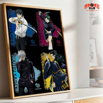 Jujustsuu Kaiisenn 21 Poster/Canvas, Art Anime Wall Print, Wall Decor  –  Poster/Canvas ANIME HUB