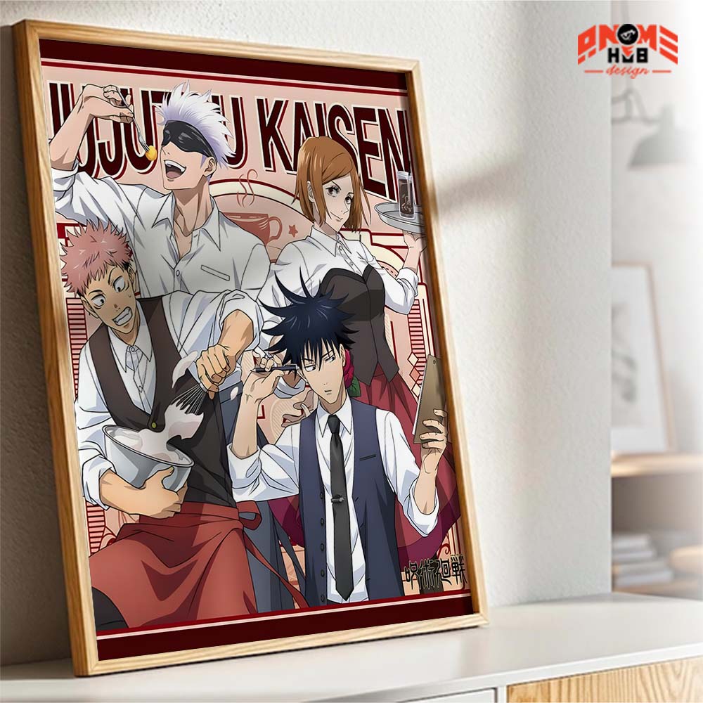 Jujustsuu Kaiisenn 26 Poster/Canvas, Art Anime Wall Print, Wall Decor  –  Poster/Canvas ANIME HUB