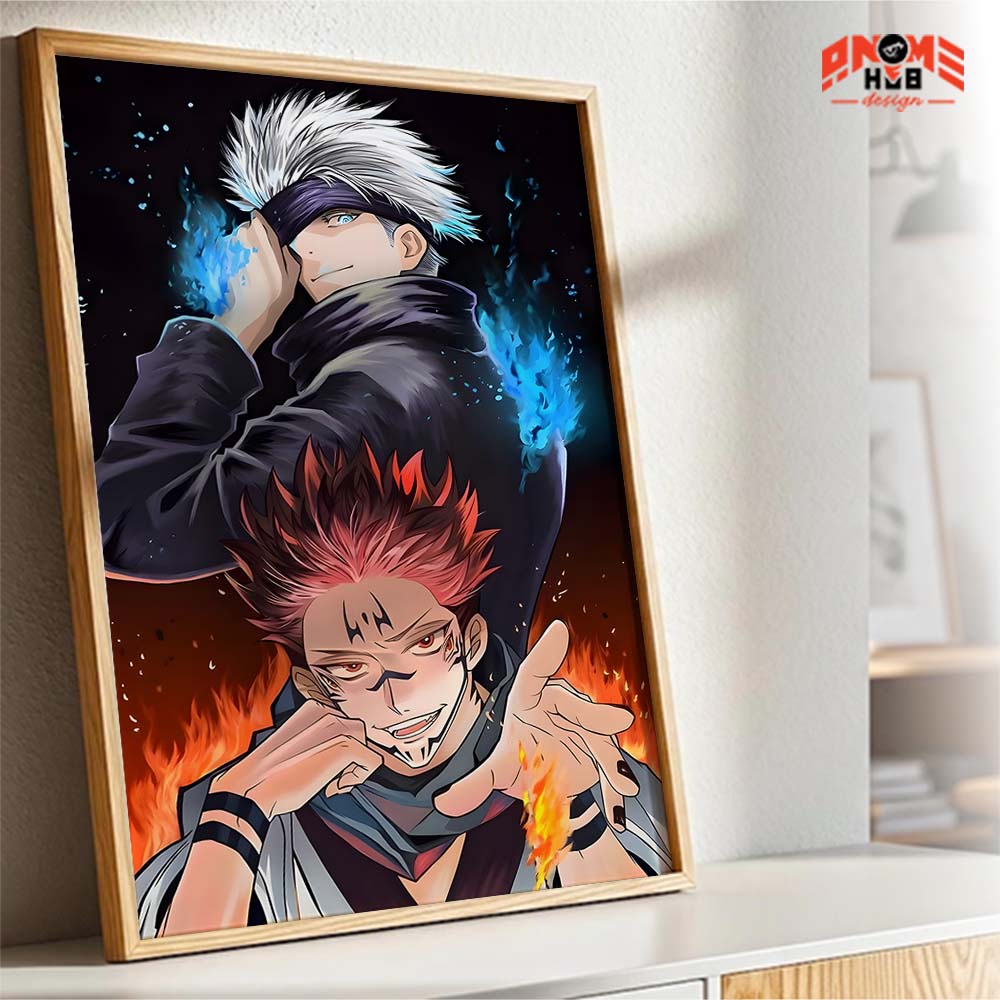 Jujustsuu Kaiisenn 19 Poster/Canvas, Art Anime Wall Print, Wall Decor  –  Poster/Canvas ANIME HUB