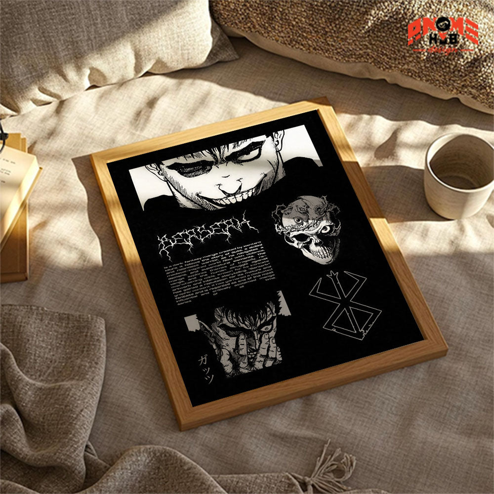 Berserkk 22 Poster/Canvas, Art Anime Wall Print, Wall Decor  –  Poster/Canvas ANIME HUB