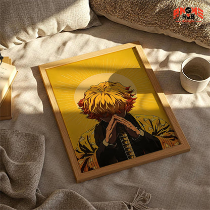 Demoon Slayerr Poster/Canvas, Art Anime Wall Print, Wall Decor  –  Aggattsuuma Zeenittsu 1 Poster/Canvas ANIME HUB