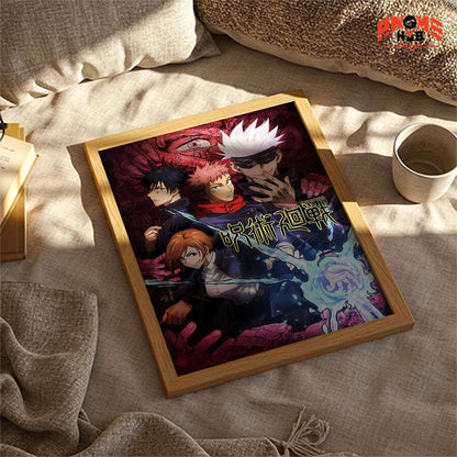 Jujustsuu Kaiisenn Poster/Canvas, Art Anime Wall Print, Wall Decor  –  Poster/Canvas ANIME HUB