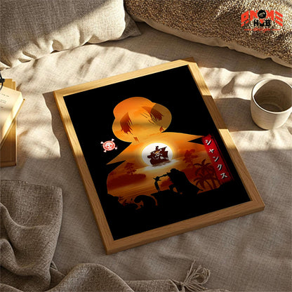 Onee Piecee Poster/Canvas, Art Anime Wall Print, Wall Decor  – Shankss  Poster/Canvas ANIME HUB