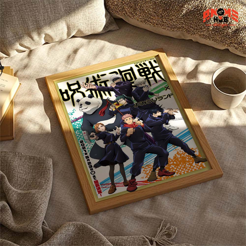 Jujustsuu Kaiisenn 15 Poster/Canvas, Art Anime Wall Print, Wall Decor  –  Poster/Canvas ANIME HUB