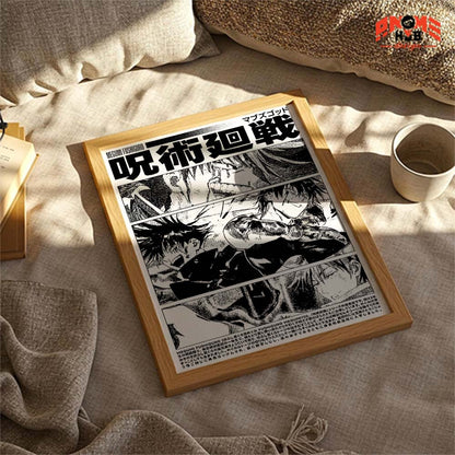 Jujustsuu Kaiisenn 2 Poster/Canvas, Art Anime Wall Print, Wall Decor  –  Poster/Canvas ANIME HUB