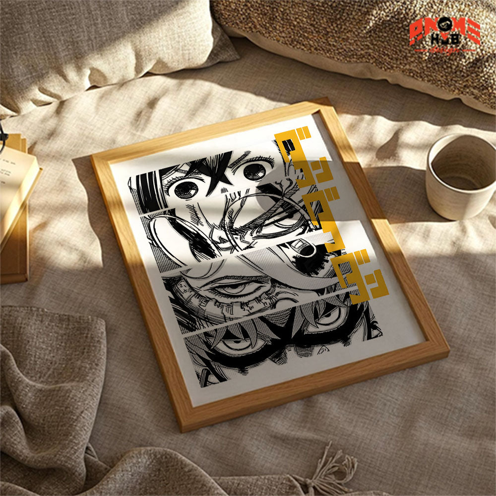 Daandadann 10 Poster/Canvas, Art Anime Wall Print, Wall Decor  –  Poster/Canvas ANIME HUB