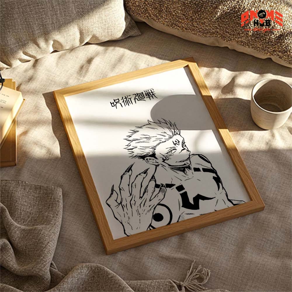 Jujustsuu Kaiisenn 4 Poster/Canvas, Art Anime Wall Print, Wall Decor  –  Poster/Canvas ANIME HUB