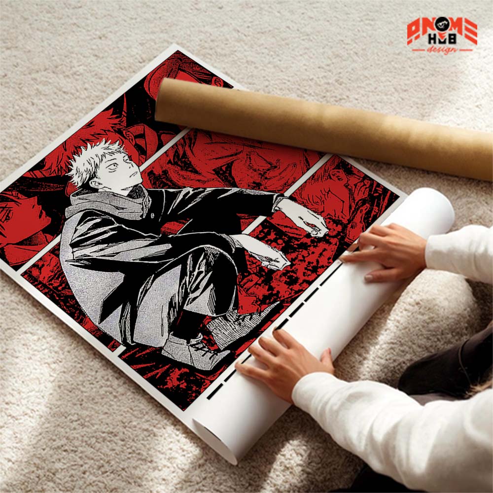 Jujustsuu Kaiisenn 6 Poster/Canvas, Art Anime Wall Print, Wall Decor  –  Poster/Canvas ANIME HUB