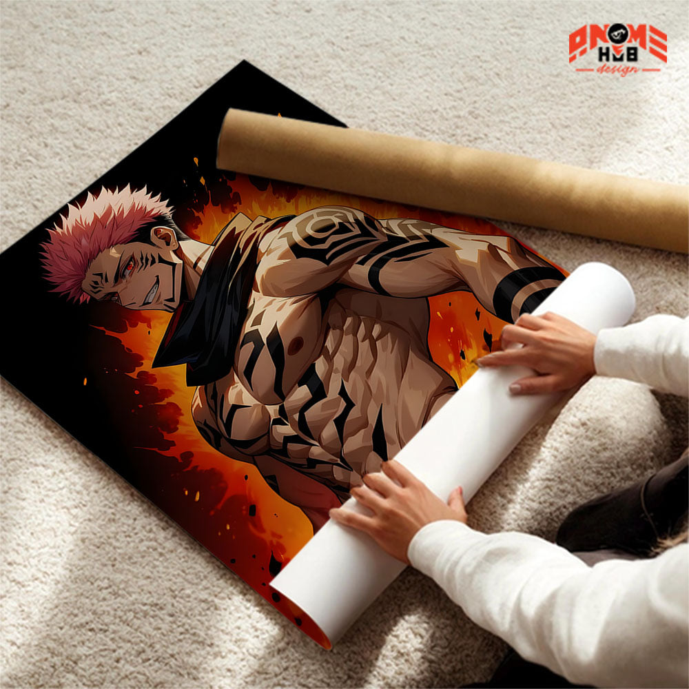 Jujustsuu Kaiisenn 7 Poster/Canvas, Art Anime Wall Print, Wall Decor  –  Poster/Canvas ANIME HUB