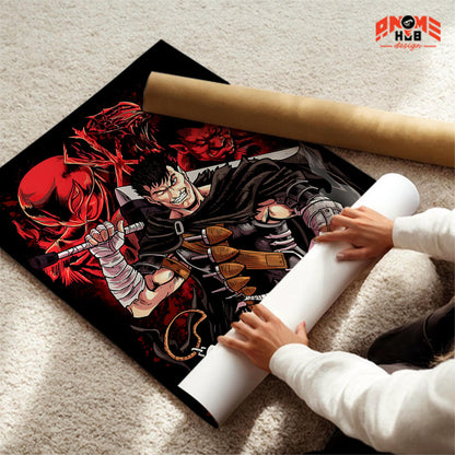 Berserkk 21 Poster/Canvas, Art Anime Wall Print, Wall Decor  –  Poster/Canvas ANIME HUB