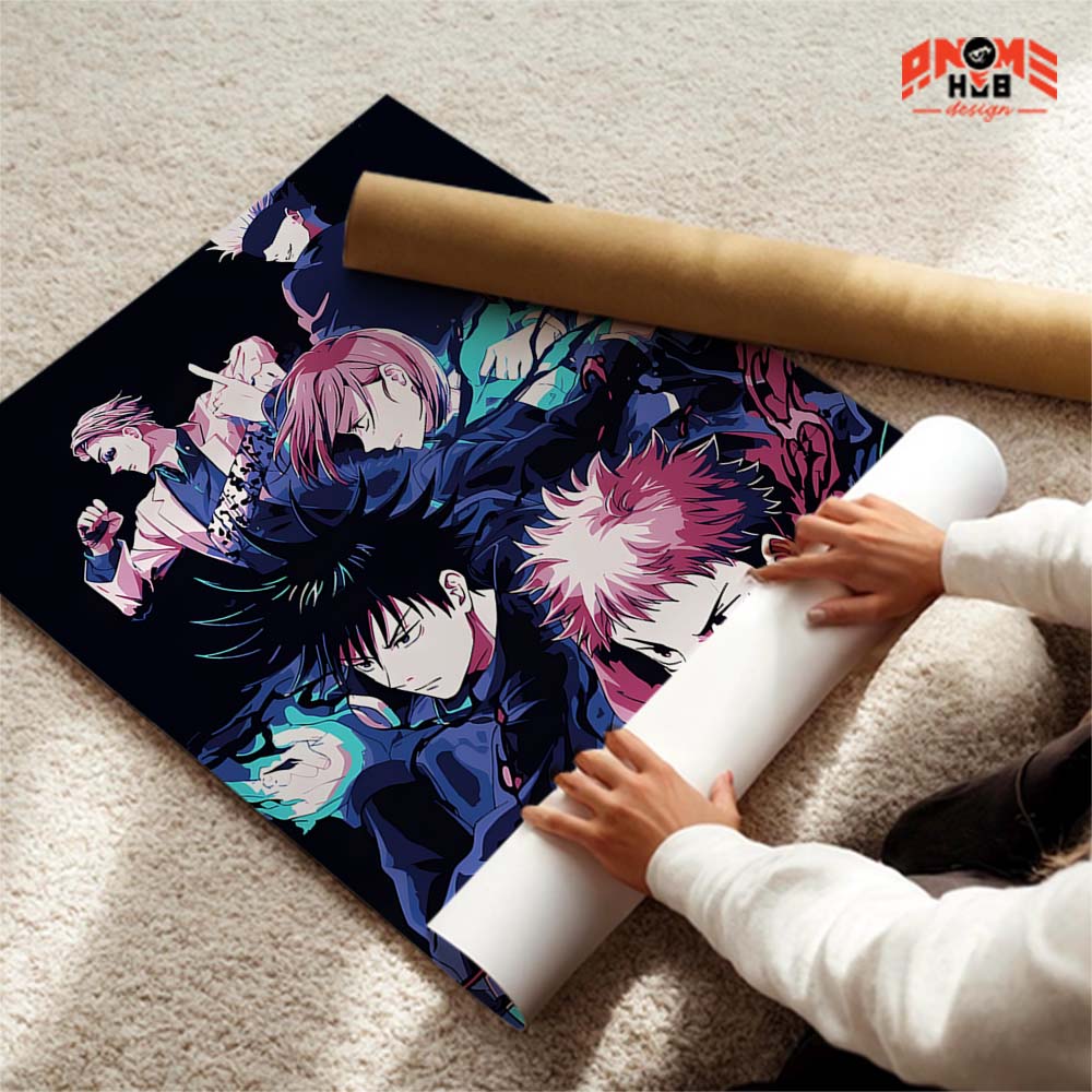 Jujustsuu Kaiisenn 11 Poster/Canvas, Art Anime Wall Print, Wall Decor  –  Poster/Canvas ANIME HUB