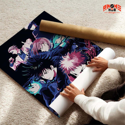 Jujustsuu Kaiisenn 11 Poster/Canvas, Art Anime Wall Print, Wall Decor  –  Poster/Canvas ANIME HUB