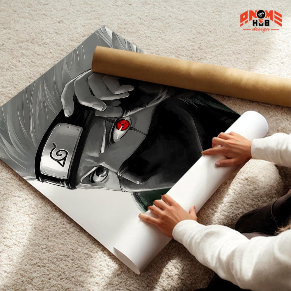 Narrutoo Poster/Canvas, Art Anime Wall Print, Wall Decor  – Hattakee Kakaasshi  1 Poster/Canvas ANIME HUB