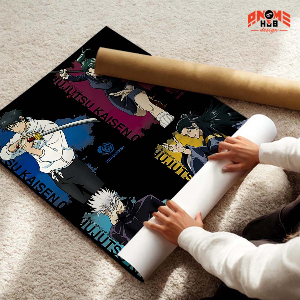 Jujustsuu Kaiisenn 21 Poster/Canvas, Art Anime Wall Print, Wall Decor  –  Poster/Canvas ANIME HUB