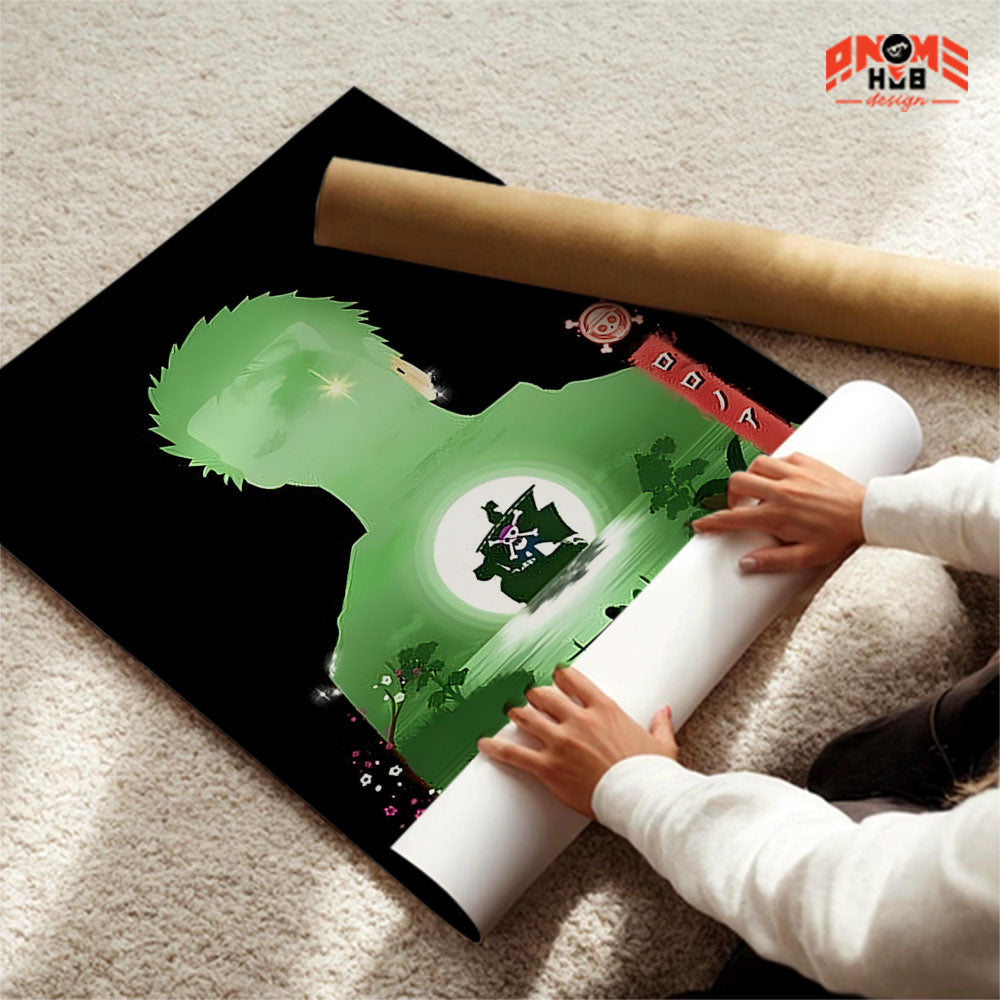 Onee Piecee Poster/Canvas, Art Anime Wall Print, Wall Decor  – Rorronnoa Zoorro  Poster/Canvas ANIME HUB