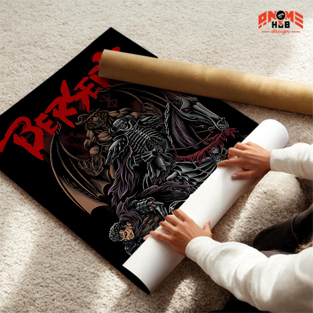 Póster de Griffith del anime Berserk | Arte mural de Berserk | Póster de Berserk | Impresión decorativa de alta calidad