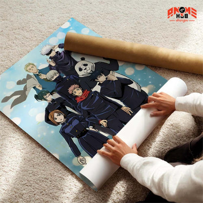 Jujustsuu Kaiisenn 12 Poster/Canvas, Art Anime Wall Print, Wall Decor  –  Poster/Canvas ANIME HUB