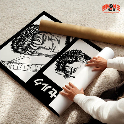 Berserkk Poster/Canvas, Art Anime Wall Print, Wall Decor  –  Poster/Canvas ANIME HUB