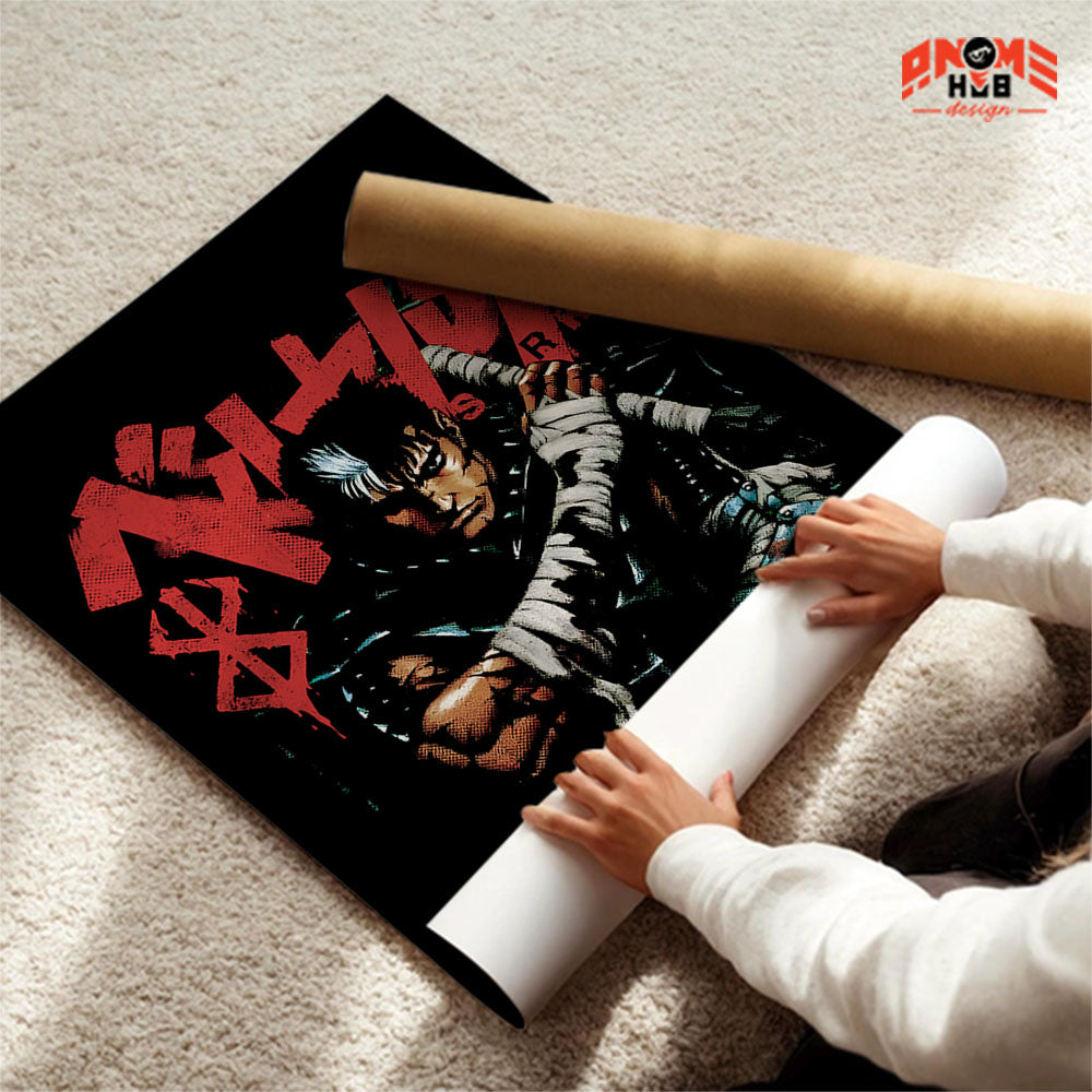Berserkk 9 Poster/Canvas, Art Anime Wall Print, Wall Decor  –  Poster/Canvas ANIME HUB
