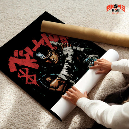 Berserkk 9 Poster/Canvas, Art Anime Wall Print, Wall Decor  –  Poster/Canvas ANIME HUB