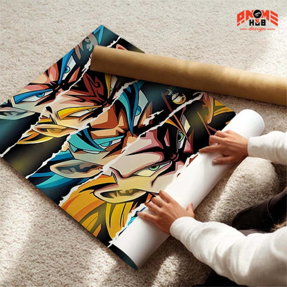 Dragoon Ballz Poster/Canvas, Art Anime Wall Print, Wall Decor  –  Poster/Canvas ANIME HUB