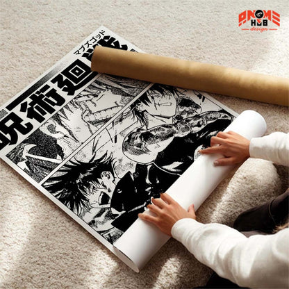 Jujustsuu Kaiisenn 2 Poster/Canvas, Art Anime Wall Print, Wall Decor  –  Poster/Canvas ANIME HUB