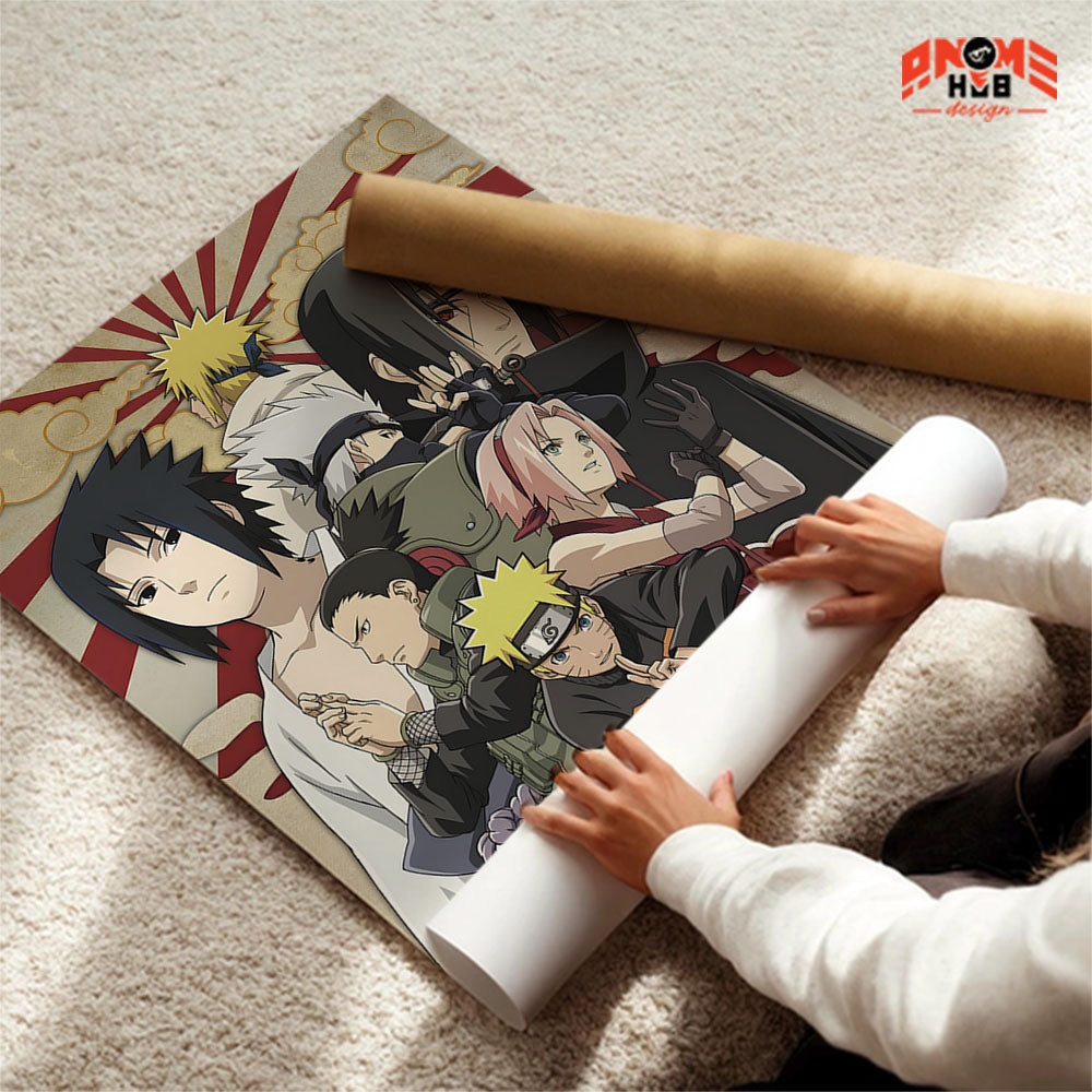 Narrutoo Poster/Canvas, Art Anime Wall Print, Wall Decor  –  Poster/Canvas ANIME HUB