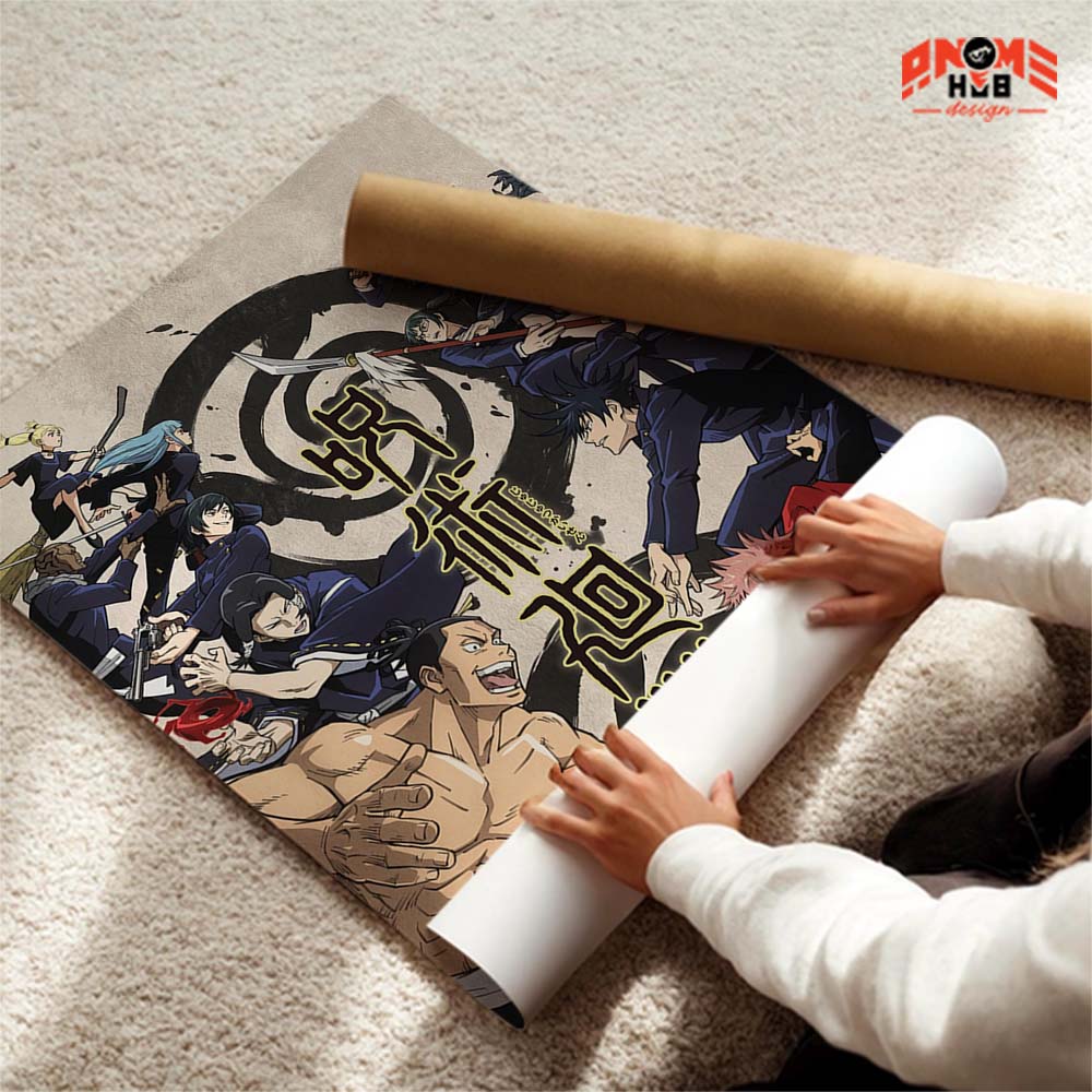 Jujustsuu Kaiisenn 31 Poster/Canvas, Art Anime Wall Print, Wall Decor  –  Poster/Canvas ANIME HUB
