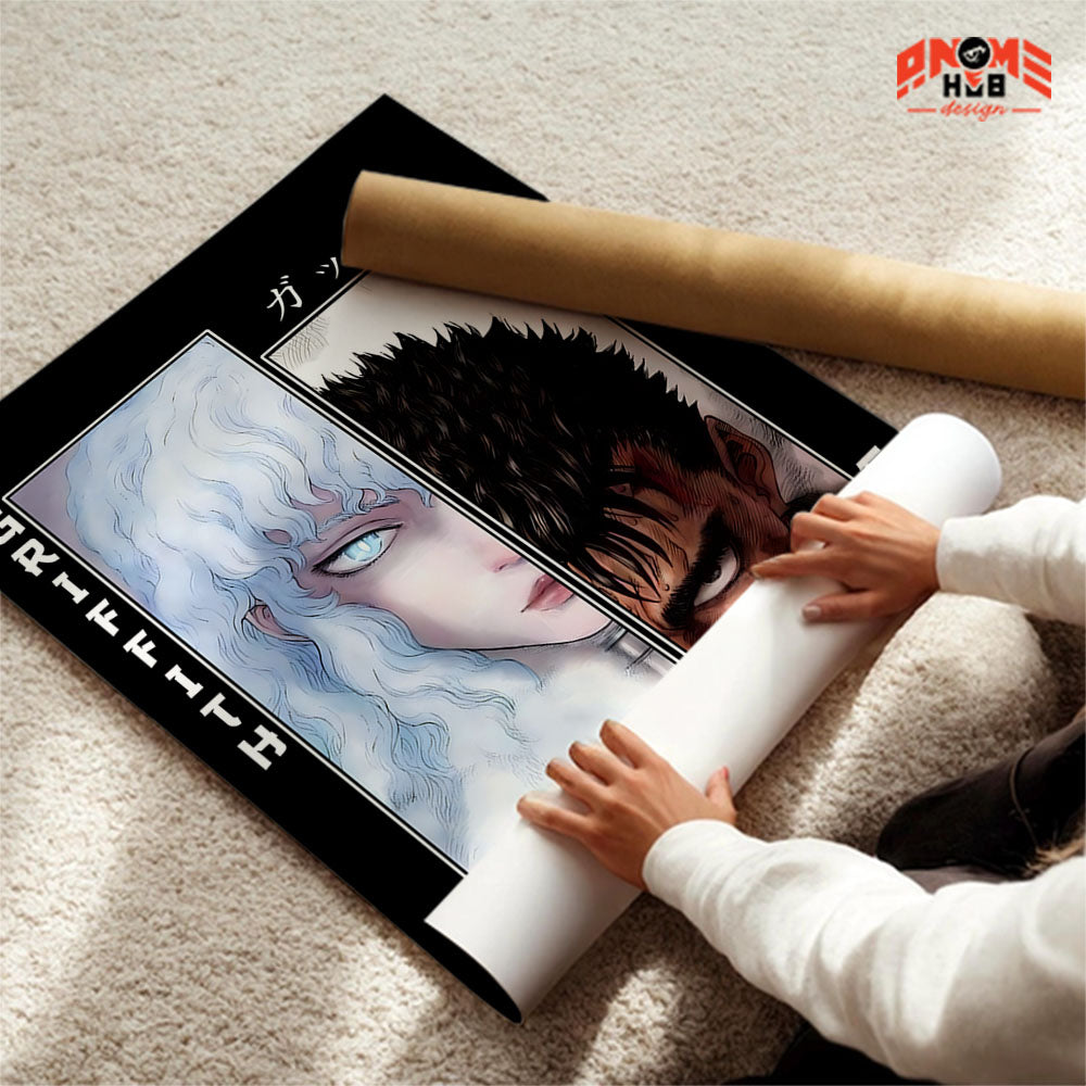 Berserkk 6 Poster/Canvas, Art Anime Wall Print, Wall Decor  –  Poster/Canvas ANIME HUB