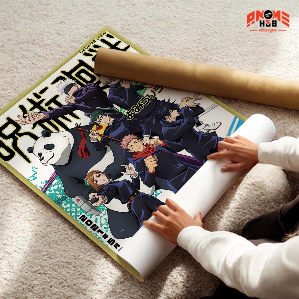 Jujustsuu Kaiisenn 15 Poster/Canvas, Art Anime Wall Print, Wall Decor  –  Poster/Canvas ANIME HUB