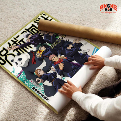 Jujustsuu Kaiisenn 15 Poster/Canvas, Art Anime Wall Print, Wall Decor  –  Poster/Canvas ANIME HUB