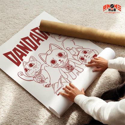 Daandadann 5 Poster/Canvas, Art Anime Wall Print, Wall Decor  –  Poster/Canvas ANIME HUB