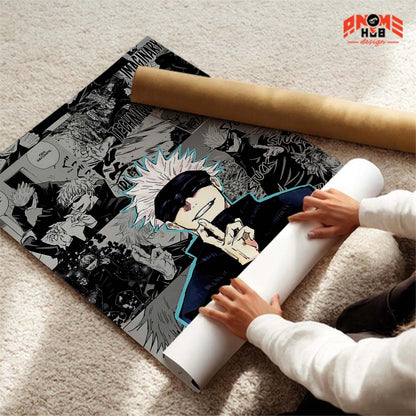 Jujustsuu Kaiisenn 10 Poster/Canvas, Art Anime Wall Print, Wall Decor  –  Poster/Canvas ANIME HUB