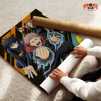 Jujustsuu Kaiisenn 24 Poster/Canvas, Art Anime Wall Print, Wall Decor  –  Poster/Canvas ANIME HUB