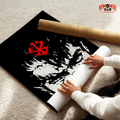 Póster de Griffith del anime Berserk | Arte mural de Berserk | Póster de Berserk | Impresión decorativa de alta calidad