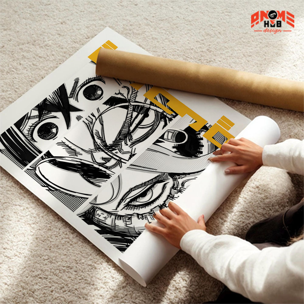 Daandadann 10 Poster/Canvas, Art Anime Wall Print, Wall Decor  –  Poster/Canvas ANIME HUB