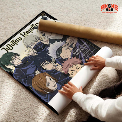 Jujustsuu Kaiisenn 13 Poster/Canvas, Art Anime Wall Print, Wall Decor  –  Poster/Canvas ANIME HUB
