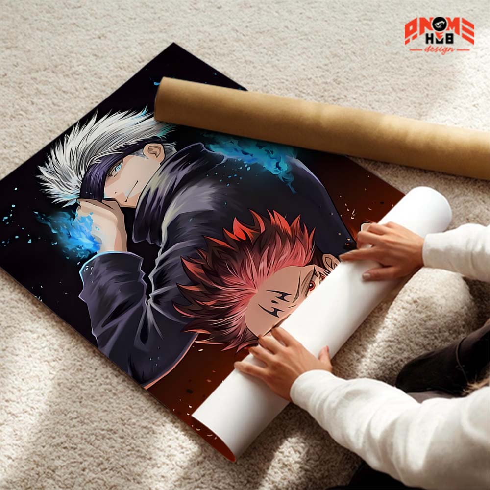 Jujustsuu Kaiisenn 19 Poster/Canvas, Art Anime Wall Print, Wall Decor  –  Poster/Canvas ANIME HUB