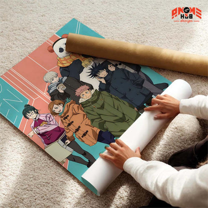 Jujustsuu Kaiisenn 17 Poster/Canvas, Art Anime Wall Print, Wall Decor  –  Poster/Canvas ANIME HUB