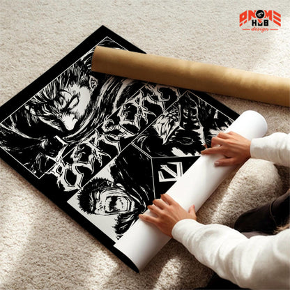 Berserkk 19 Poster/Canvas, Art Anime Wall Print, Wall Decor  –  Poster/Canvas ANIME HUB