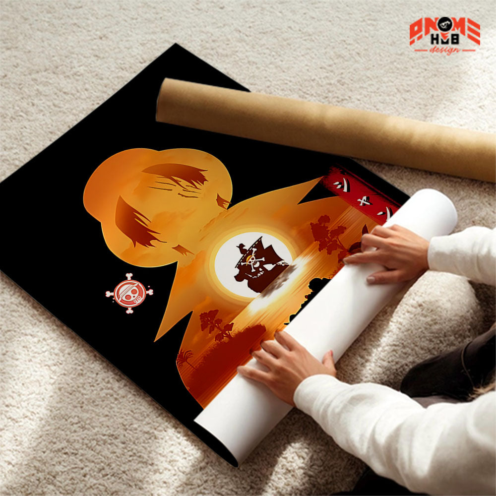 Onee Piecee Poster/Canvas, Art Anime Wall Print, Wall Decor  – Shankss  Poster/Canvas ANIME HUB