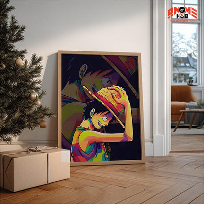 Onee Piecee Poster/Canvas, Art Anime Wall Print, Wall Decor  – Luuffyy 1  Poster/Canvas ANIME HUB