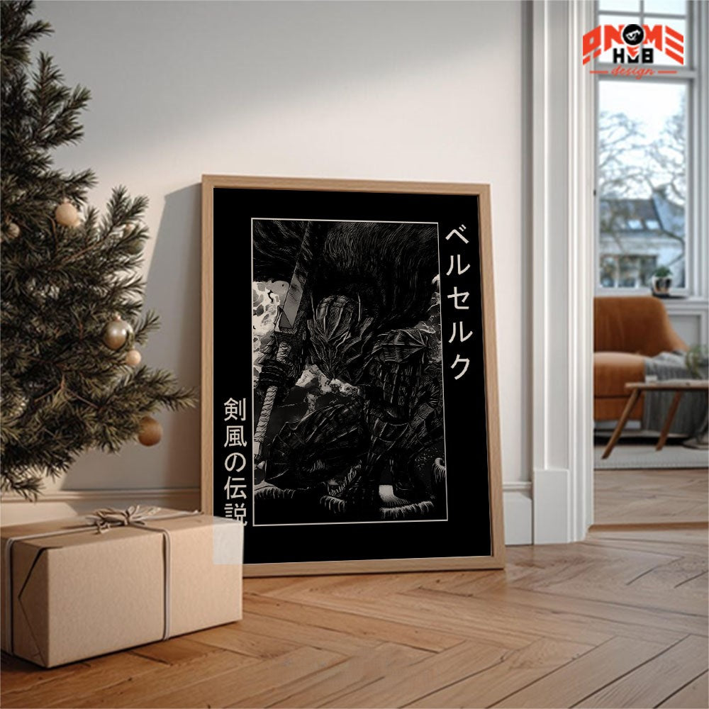Berserkk 3 Poster/Canvas, Art Anime Wall Print, Wall Decor  –  Poster/Canvas ANIME HUB