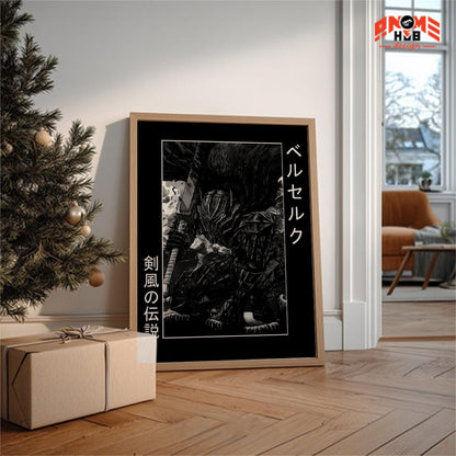 Berserkk 3 Poster/Canvas, Art Anime Wall Print, Wall Decor  –  Poster/Canvas ANIME HUB