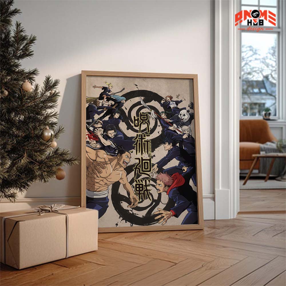 Jujustsuu Kaiisenn 31 Poster/Canvas, Art Anime Wall Print, Wall Decor  –  Poster/Canvas ANIME HUB